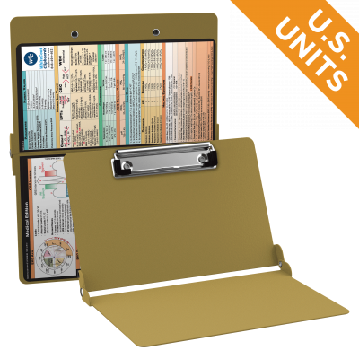 WhiteCoat Clipboard® - Tactical Brown Medical Edition